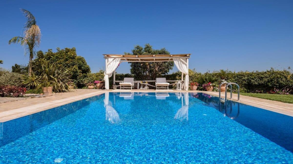 Pemonia Chania Secluded Gem - Kallithea Private Pool Villa מראה חיצוני תמונה