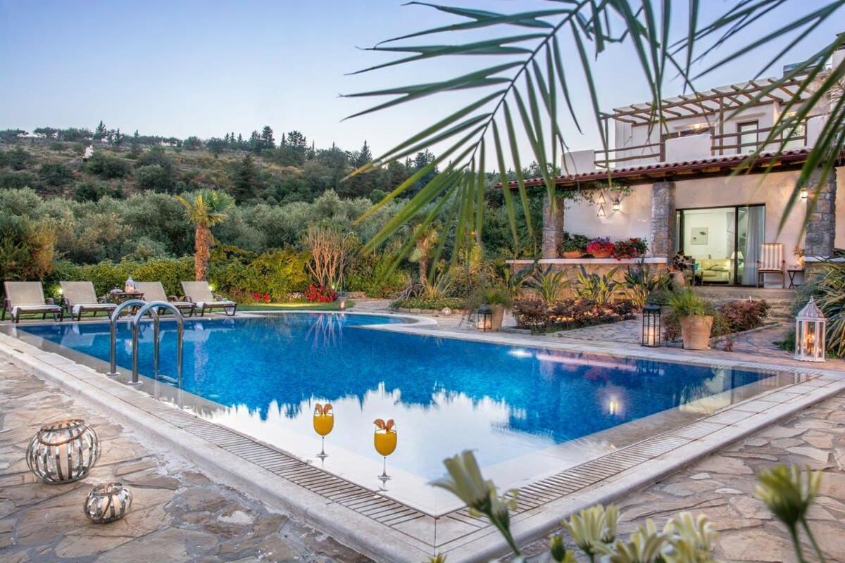 Pemonia Chania Secluded Gem - Kallithea Private Pool Villa מראה חיצוני תמונה